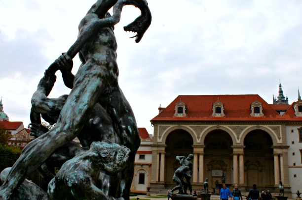 Praga - Statue dei Giardini di Wallenstein